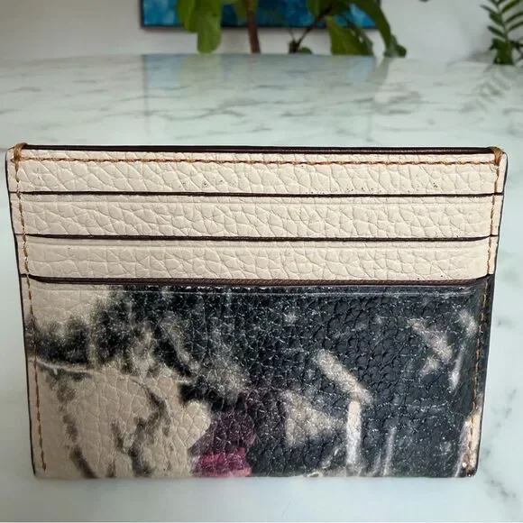 Coach X Mint + Serf Card Case Ivory Multicolor CD685 - Picture 3 of 9